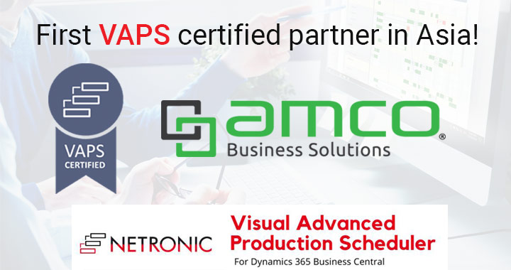 AMCO is the first Netronic VAPS partner in Asia