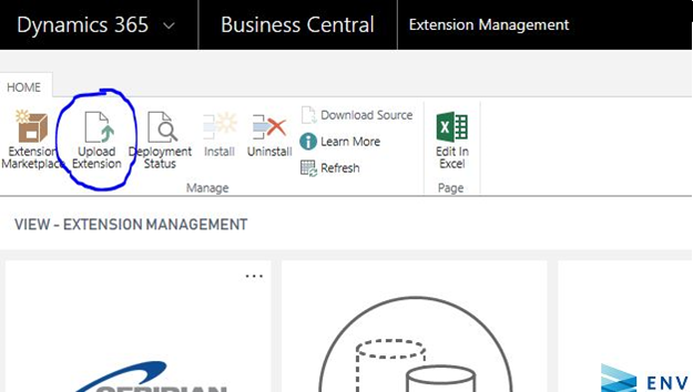 Dynamics 365 Business Central Screen
